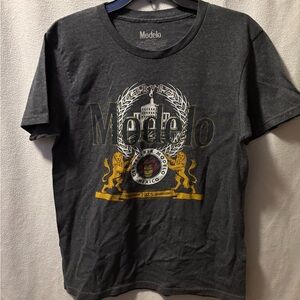 ModelCo Charcoal and Gold Graphic Tee
